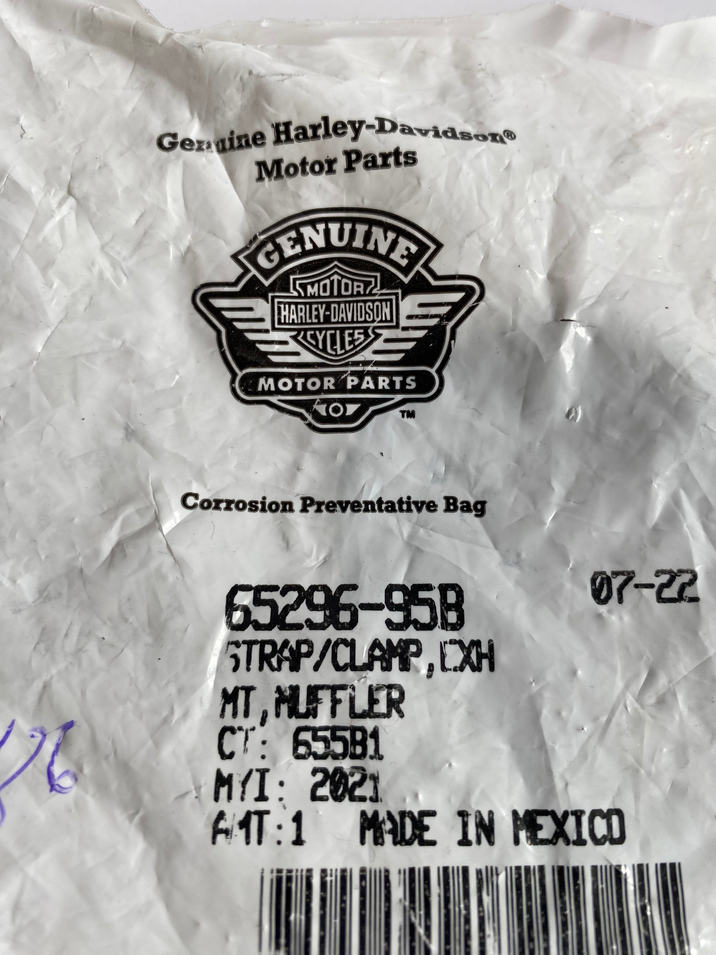 Collier silencieux échappement Harley Davidson REF OEM 65296-95B