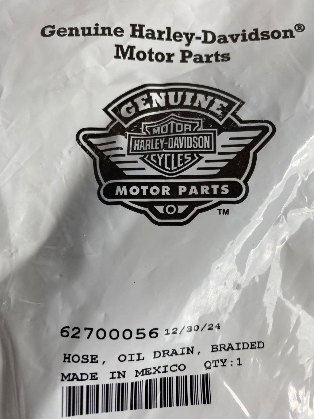 Ölablassschlauch Softail Breakout Harley Davidson REF OEM 62700056
