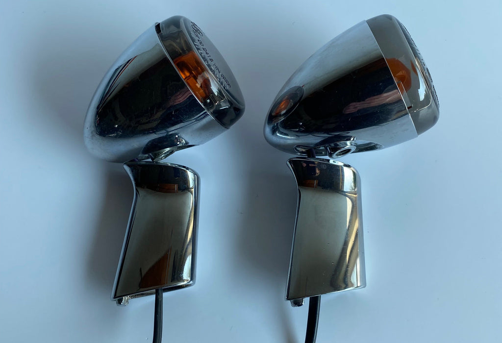Harley Davidson Chrome Rear Turn Signal Set OEM REF: 68978-00