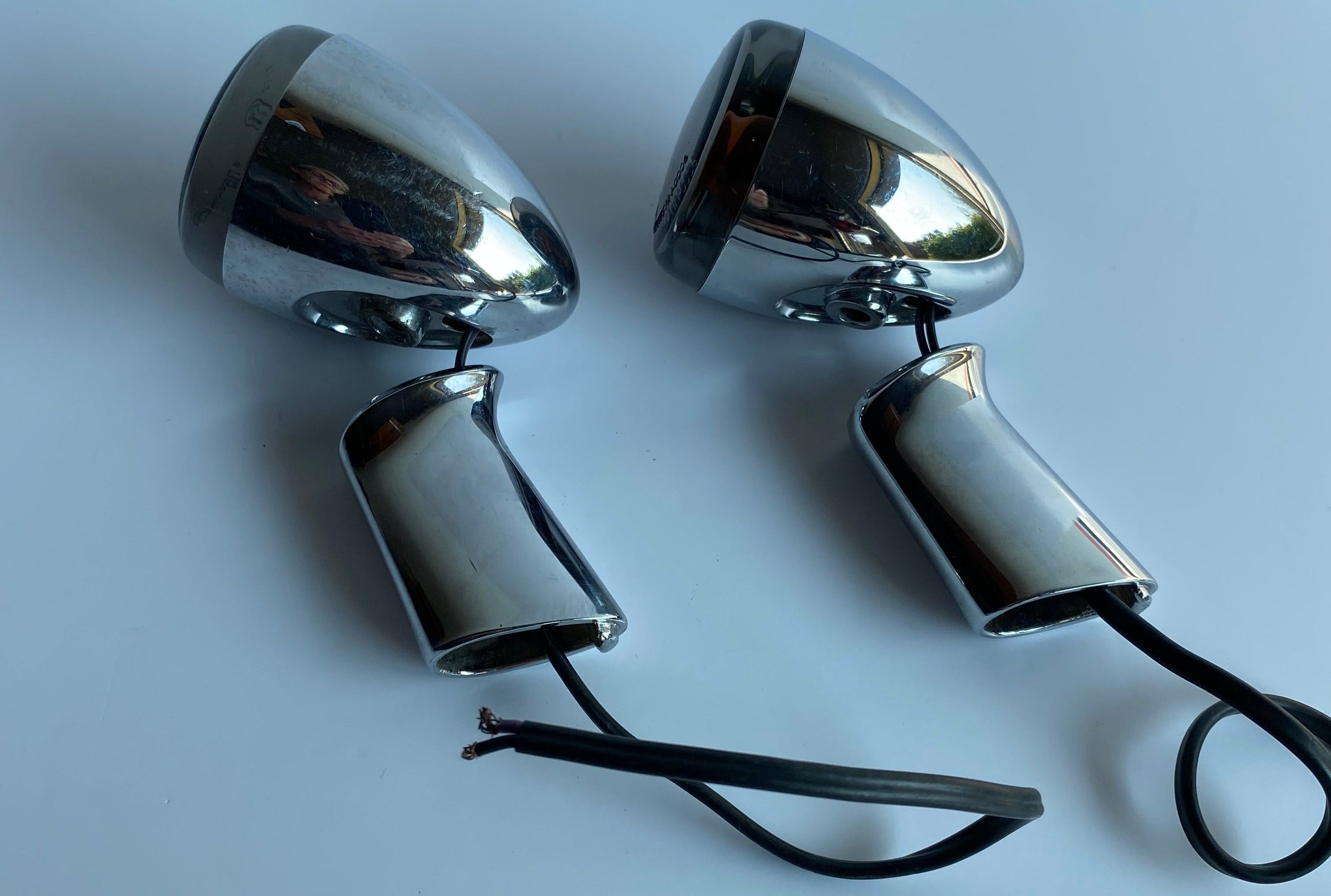 Harley Davidson Chrome Rear Turn Signal Set OEM REF: 68978-00