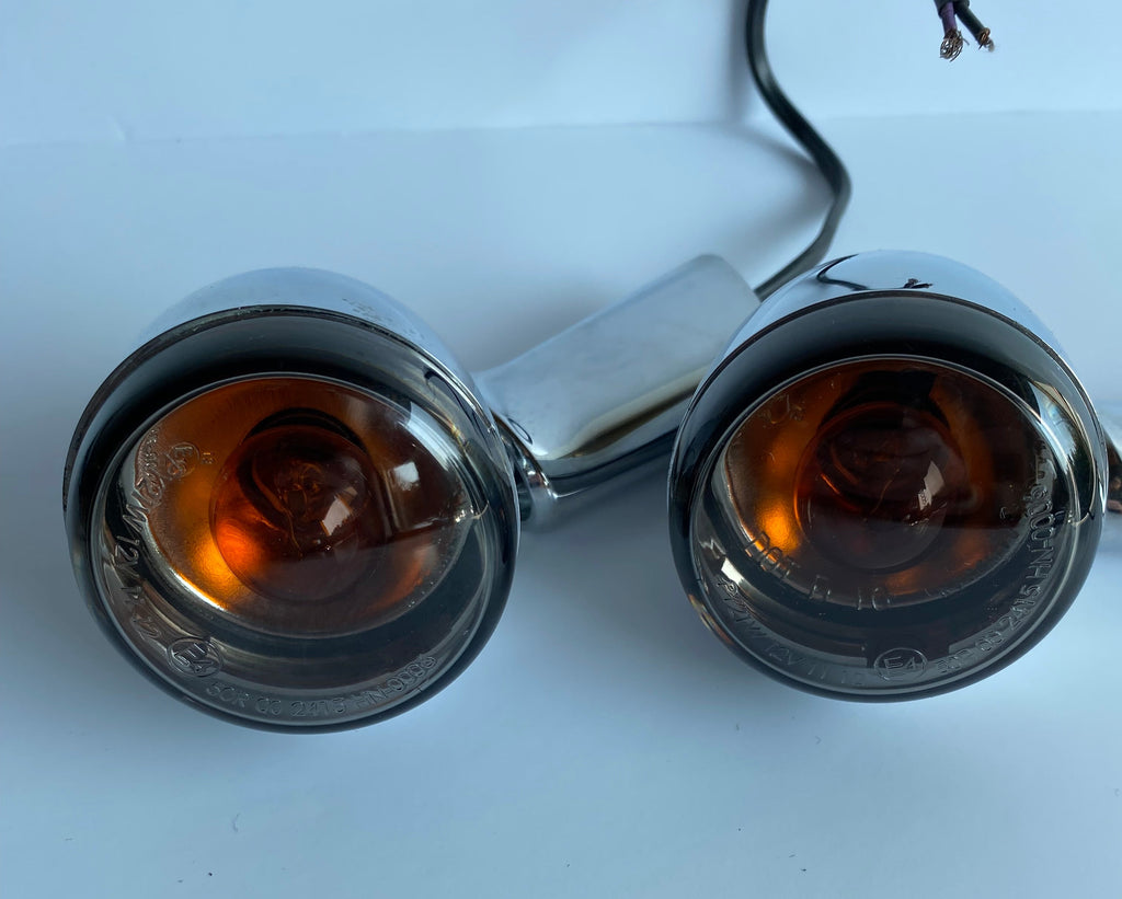 Harley Davidson Chrome Rear Turn Signal Set OEM REF: 68978-00