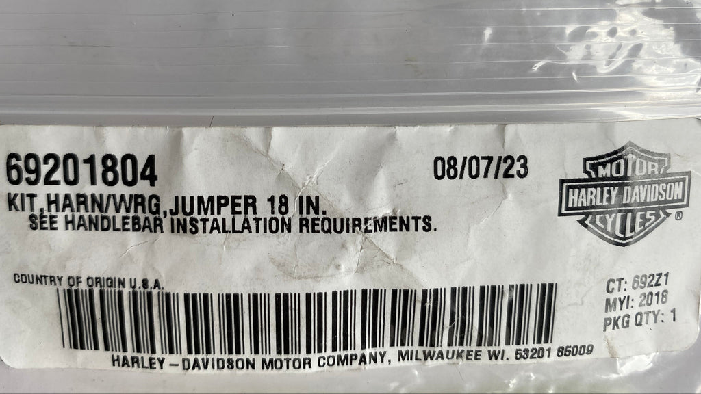 E-Throttle Kabelbaumverlängerung 18 Zoll Harley Davidson OEM-Nr. 69201804