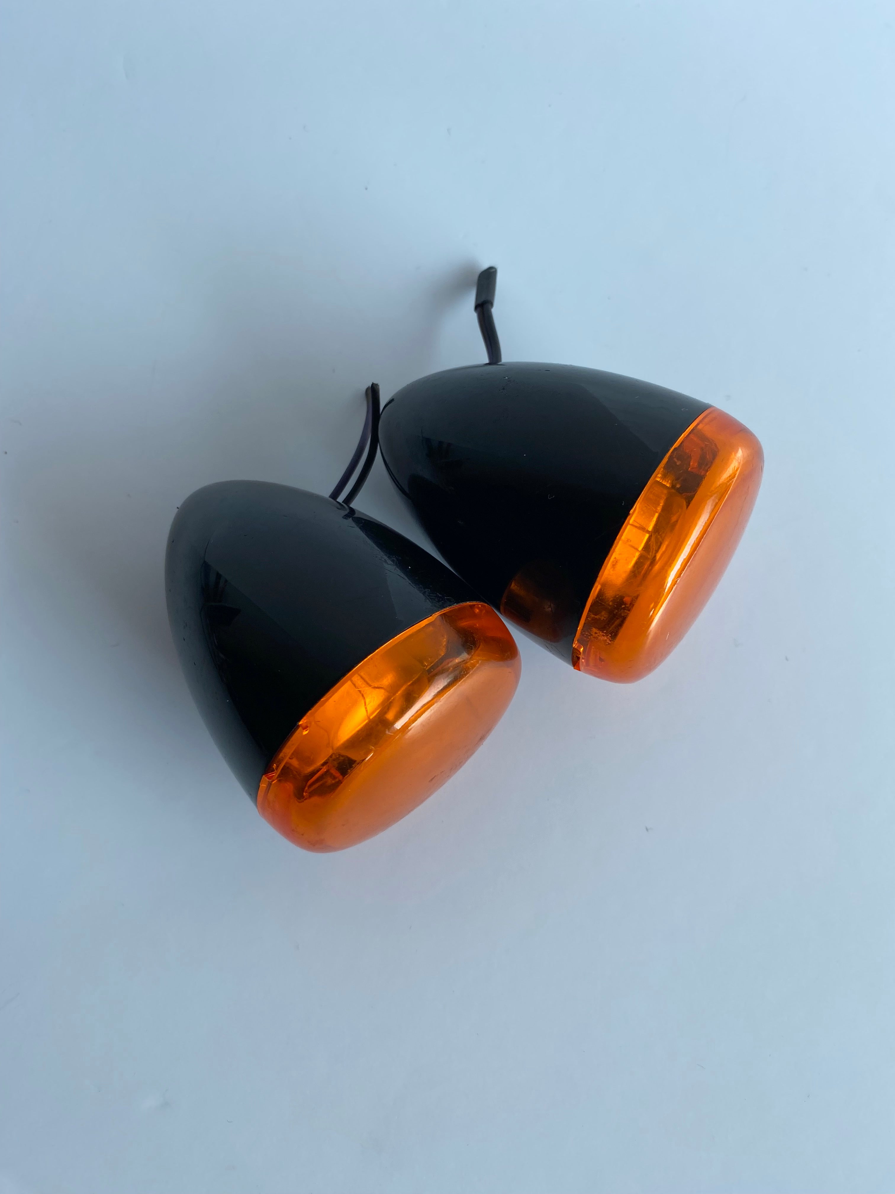 Harley Davidson Black Rear Turn Signal Set OEM REF: 73408-11