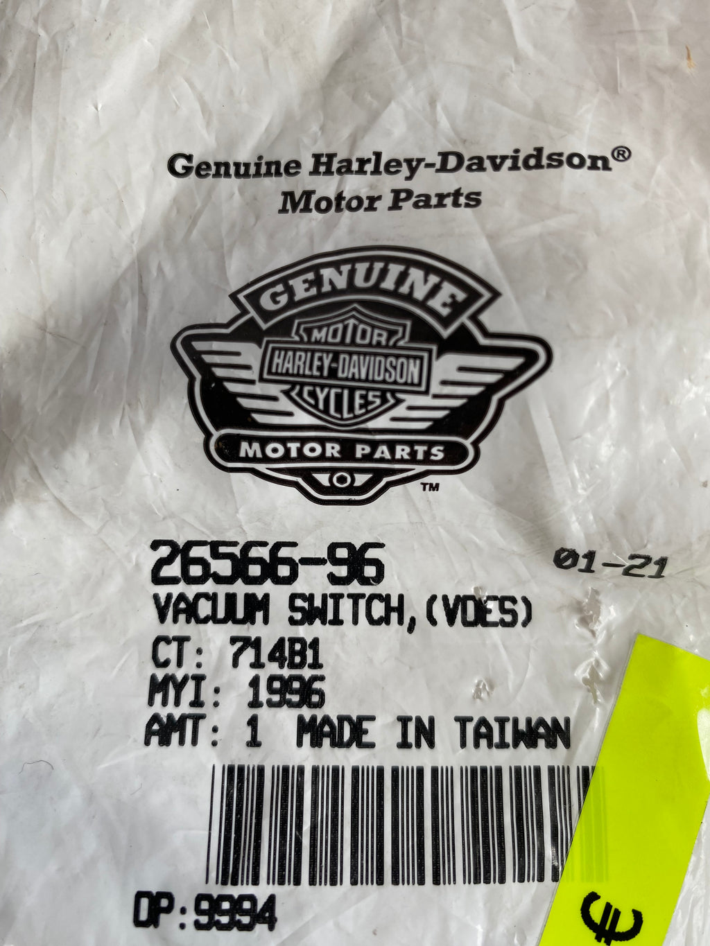 Capteur allumage VOES Softail Harley Davidson REF OEM 26566-96