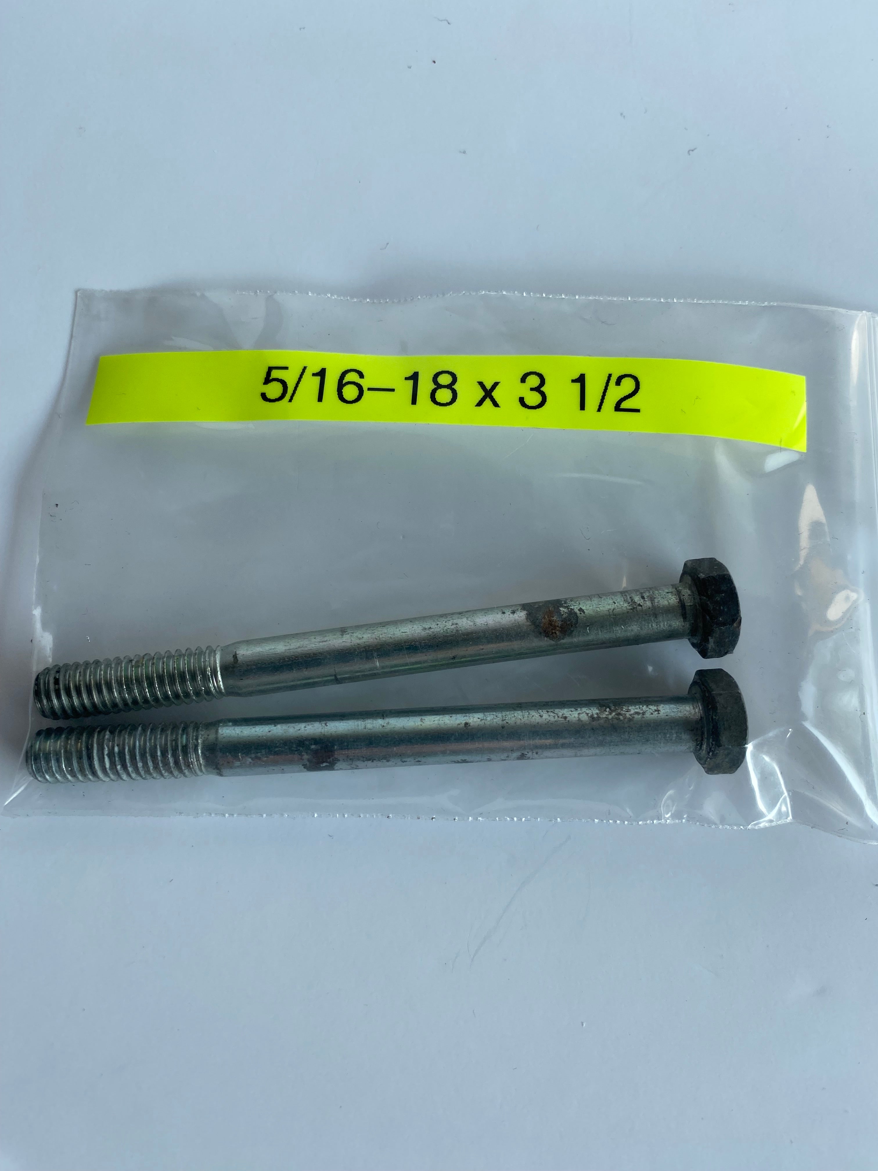 Jeu de vis de clignotants arrière Harley Davidson 5/16-18 x 3 1/2