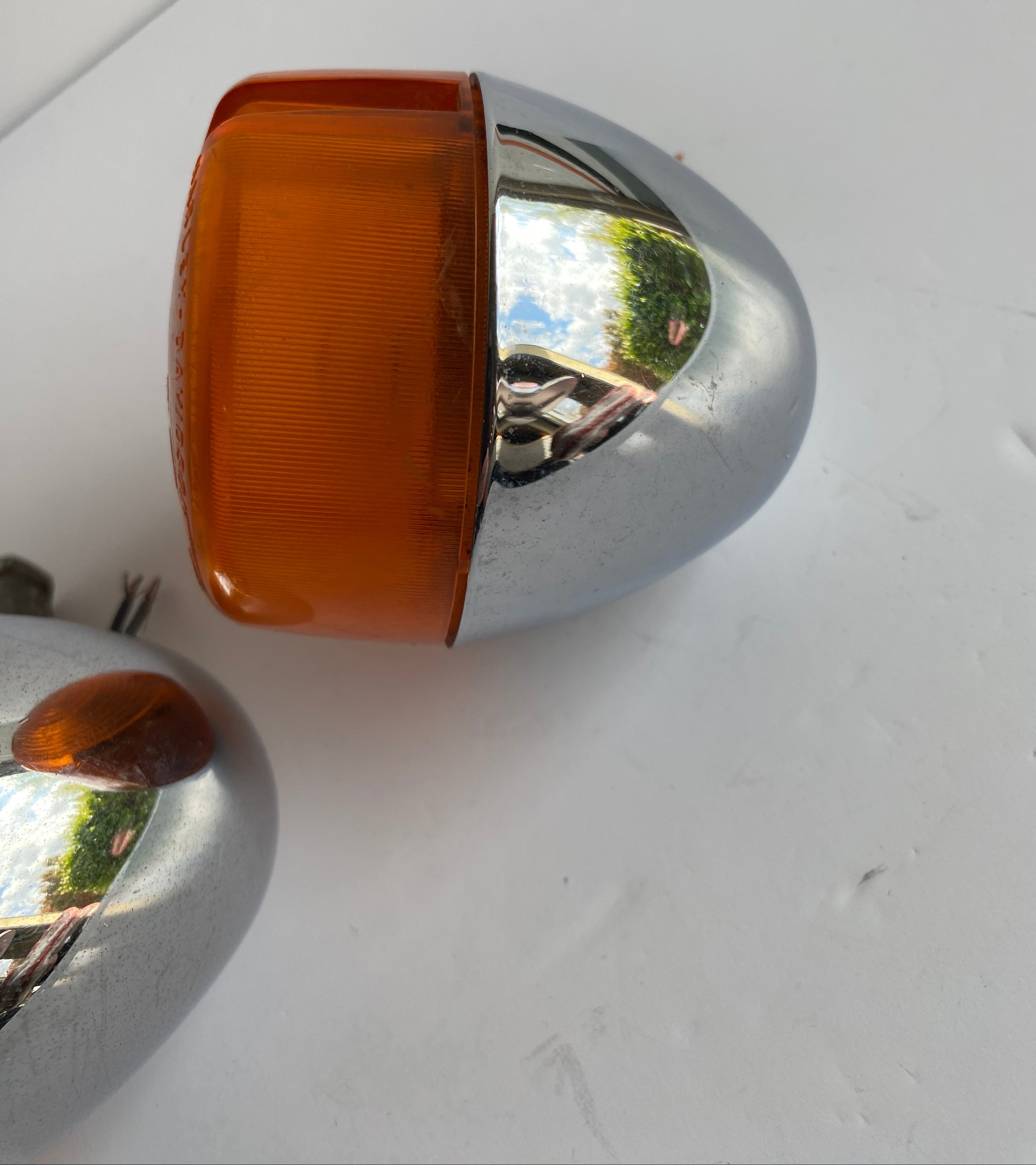 Harley Davidson Front Turn Signal Set OEM REF: 68408-86D