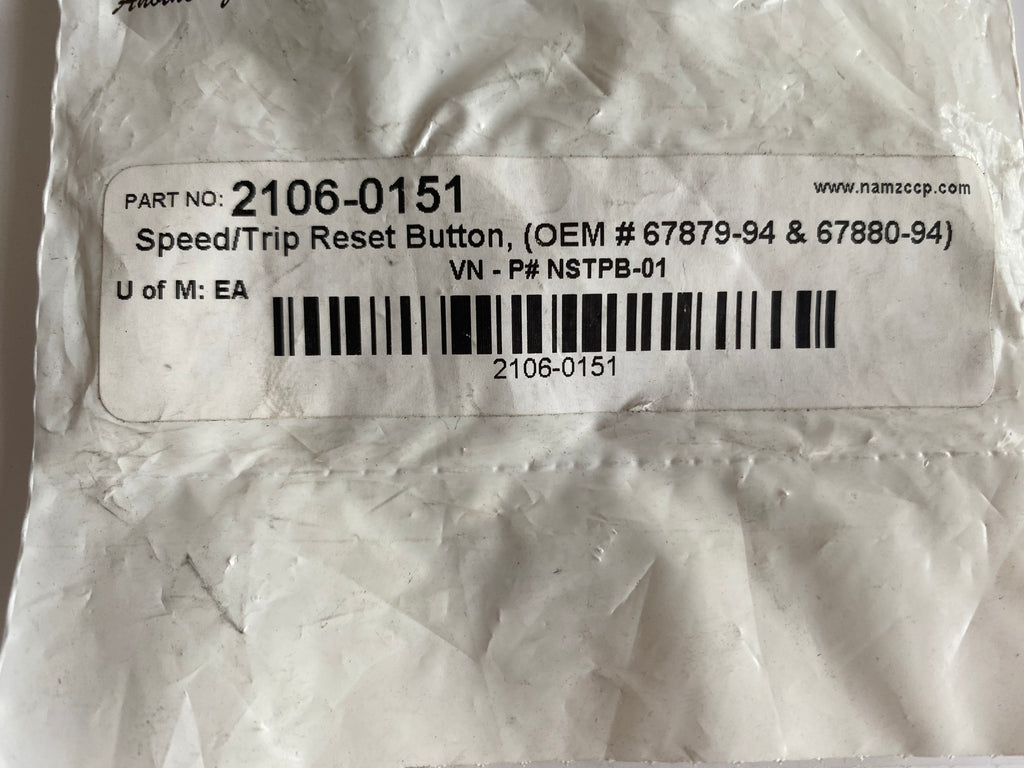 Bouton reset + écrou compteur Harley Davidson REF OEM  67854-98