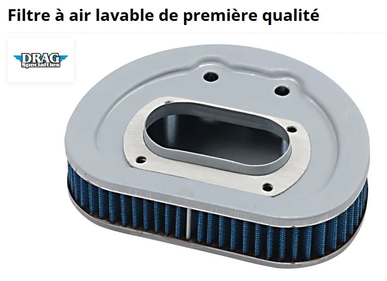 Filtre à air nettoyable Touring Magnetti Marelli Harley Davidson REF 29462-99