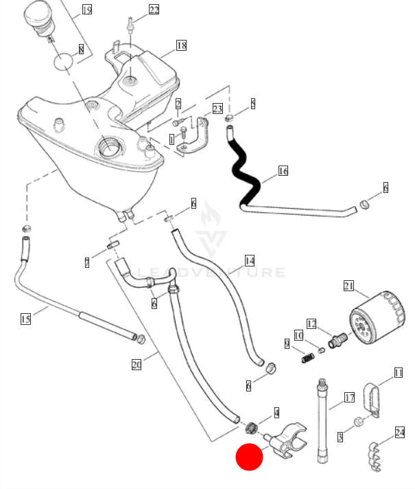 Bouchon de vidange moteur Sportster Harley Davidson REF OEM : 33123-04
