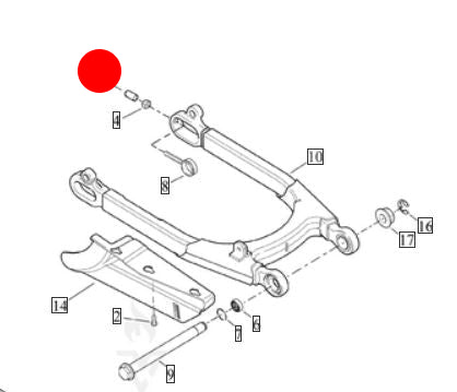Bouchon protection vis 5/16 Klaxon, vis réservoir Harley Davidson REF OEM 89579-91