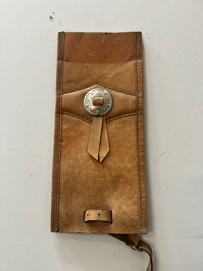 Dash cover bas cuir fauve Softail Harley Davidson