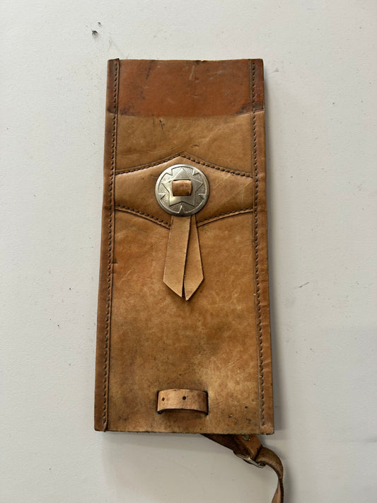 Dash cover bas cuir fauve Softail Harley Davidson