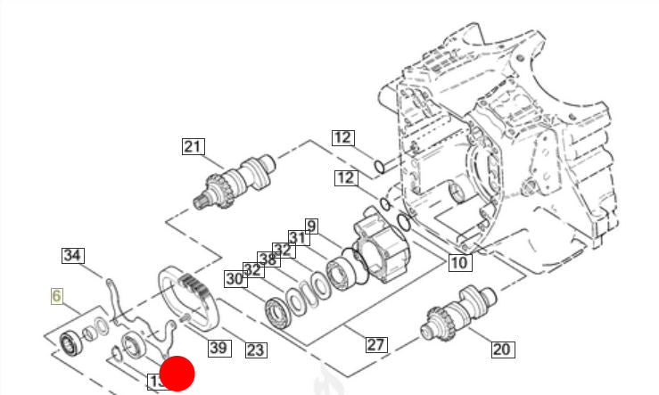 Roulement arbre à cames avant Twin Cam 88" Harley Davidson REF OEM 8990A