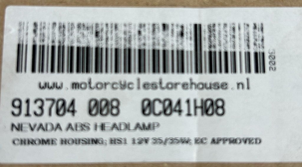 Phare chromé 4 pouces Nevada Harley Davidson REF MCS 913704