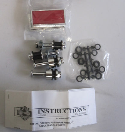 Kit de montage sissy bar Softail Harley Davidson REF OEM : 53824-00