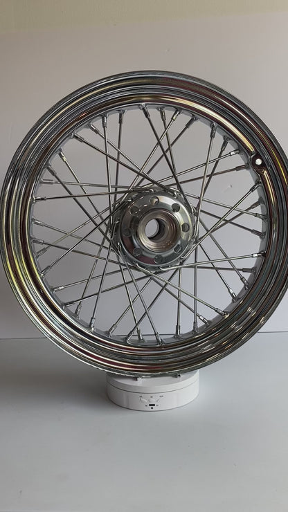 Roue à rayons avant chromée 16 pouces Softail Harley Davidson REF OEM 40700-05A