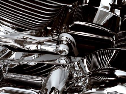 Cache chrome levier sélecteur de vitesses sur boite Harley Davidson REF MCS 541646